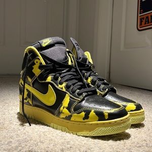 Mens Nike Dunk High 1985 (Yellow Acid Wash) - Size 9.5 US
